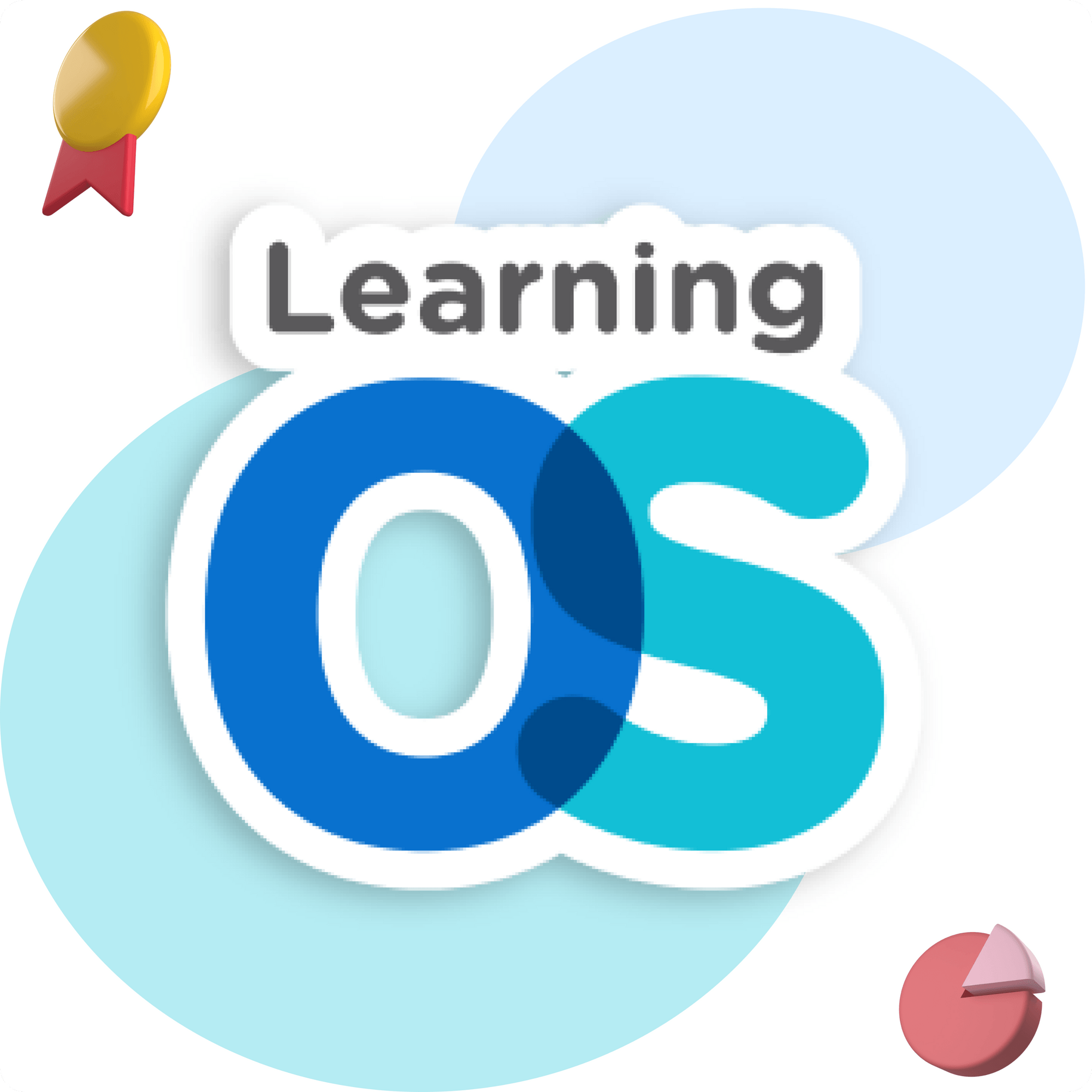 LearningOS software logo suitable for mobile devices.