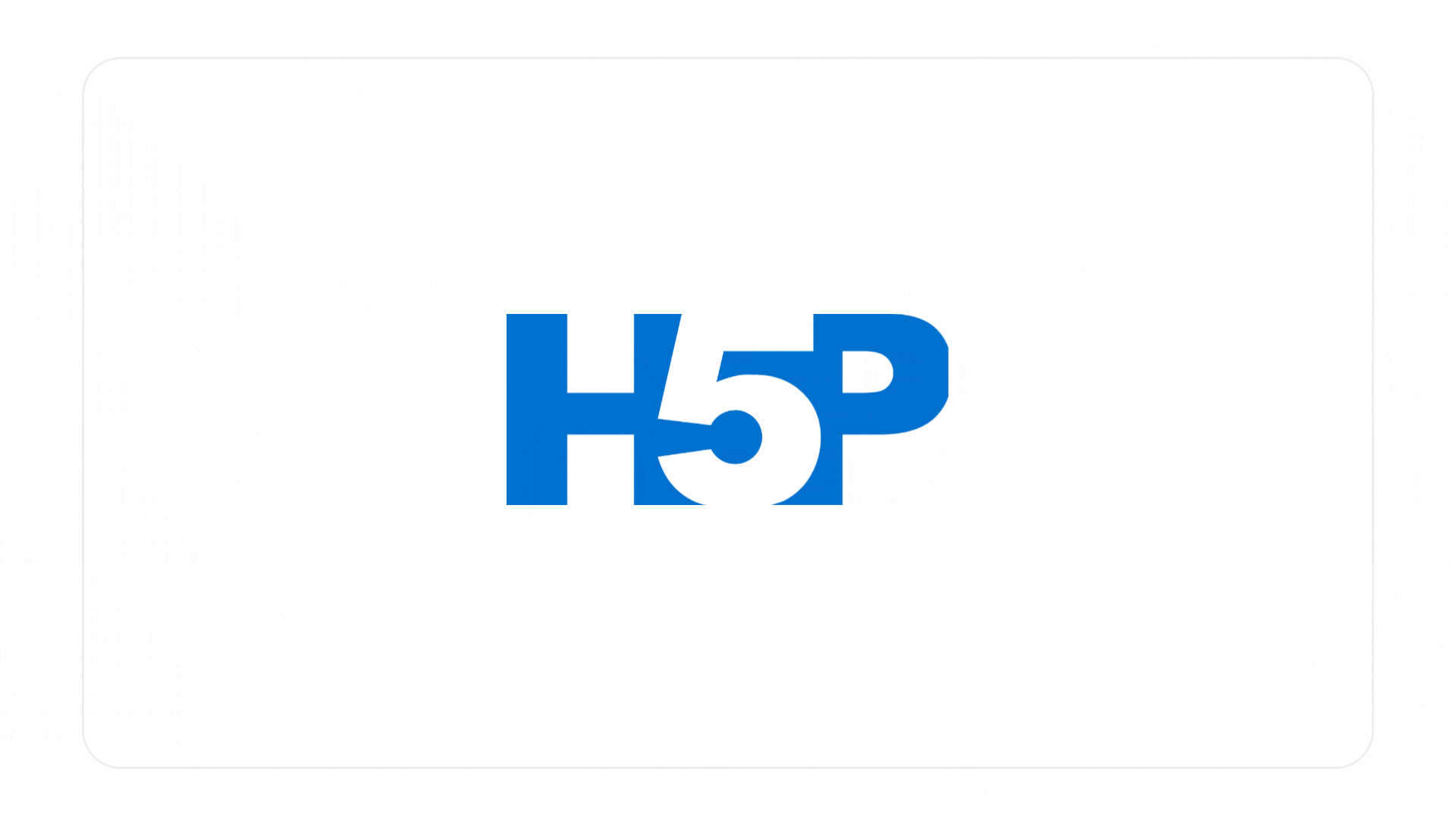 Series of icons representing H5P functionality.