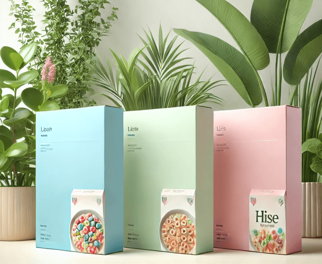 Cereal Box Mockups AI generated