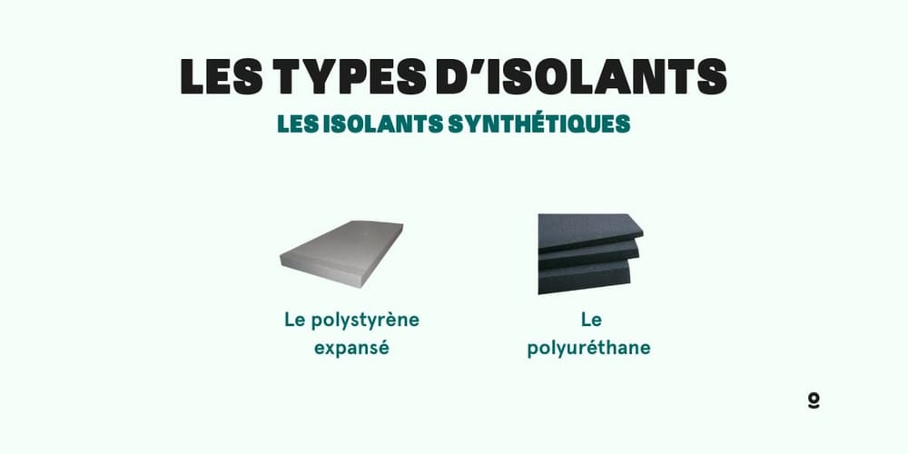 types isolants synthetiques